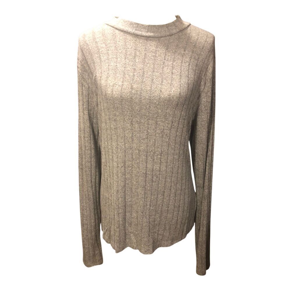 Ultra soft cozy Forever 21 ribbed ultra soft lightweight gray sweaters size 3X